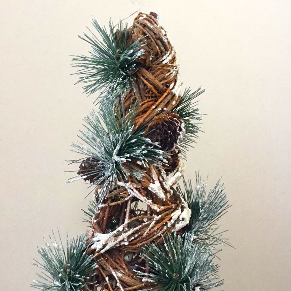 Christmas tree cone 22” rustic woodland cottagecore natural Xmas decor - Picture 2 of 4